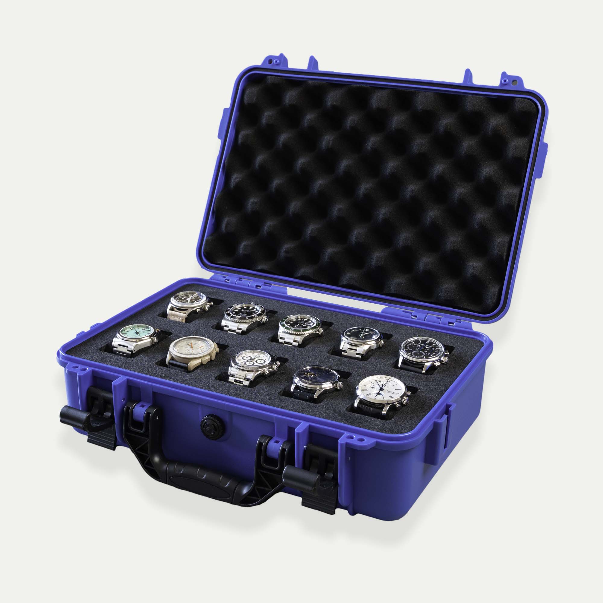 Ocean Blue 10 Slot Watch Box