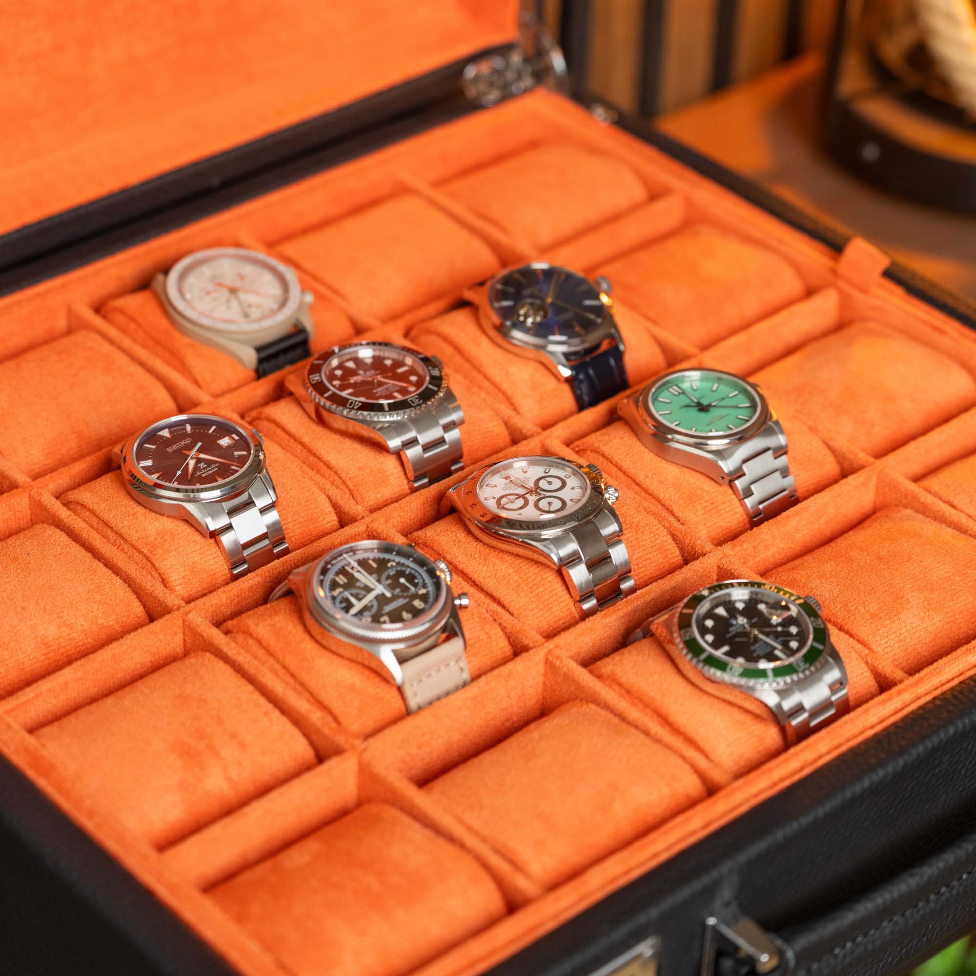 Suitcase For 20 Watches - Black