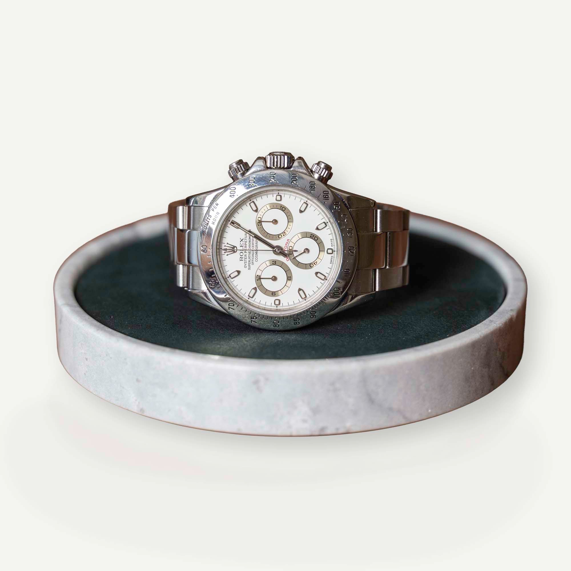 Uhrenmatte – Grauer Marmor