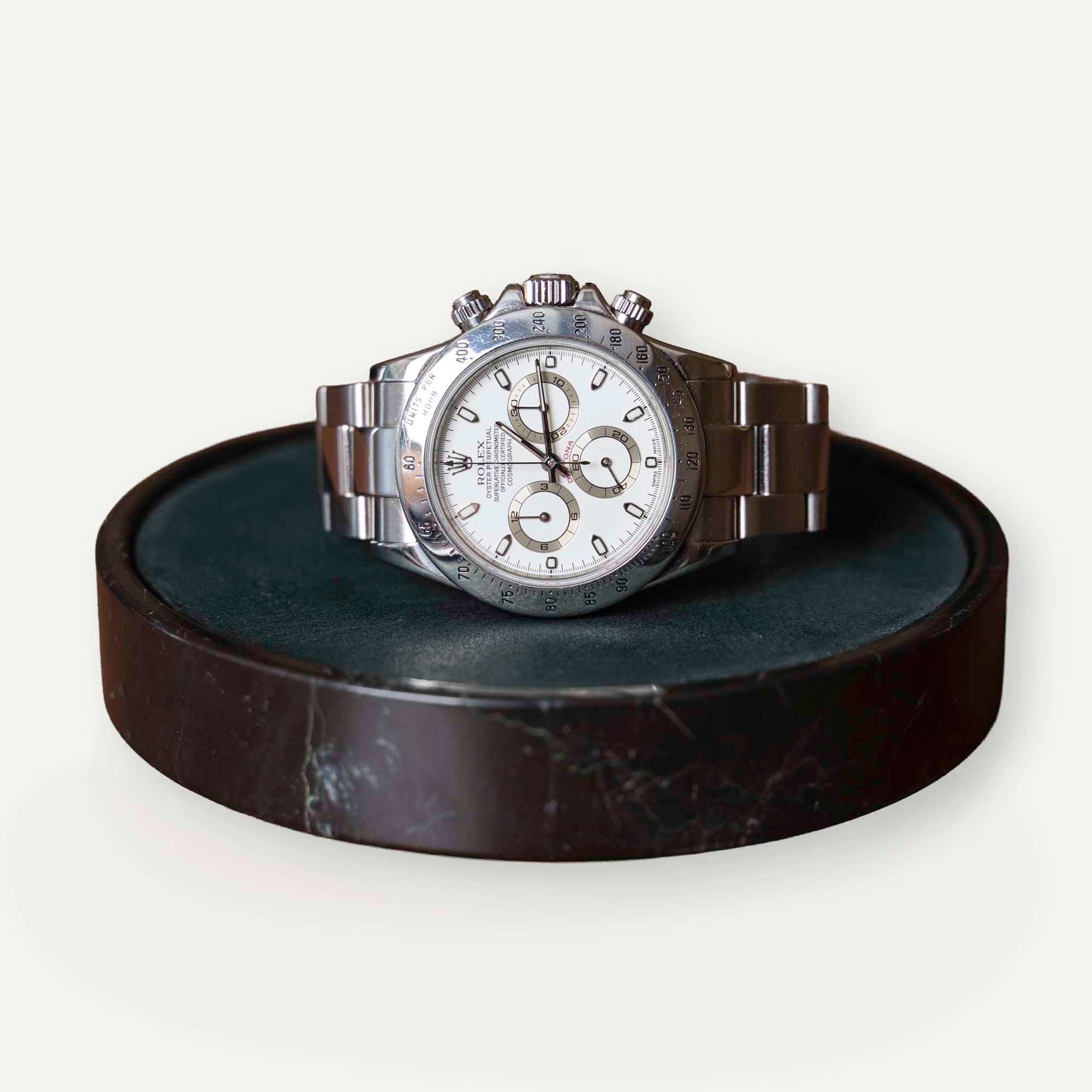 Uhrenmatte – Schwarzer Marmor