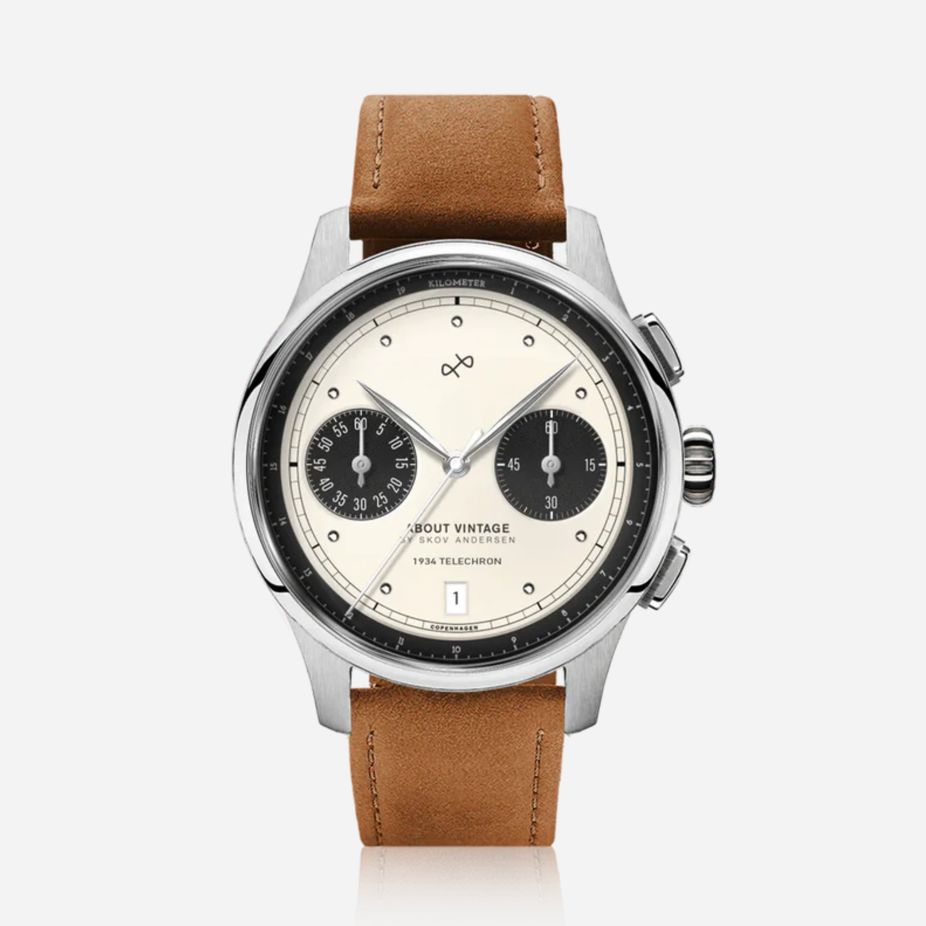 About Vintage 1934 Telechron, Steel / White & Black