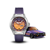 REC Uhren Turbo PurpleNeon