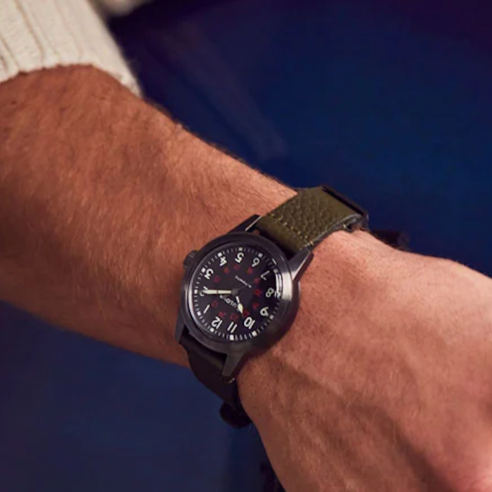 Bulova Hack Watch Schwarz
