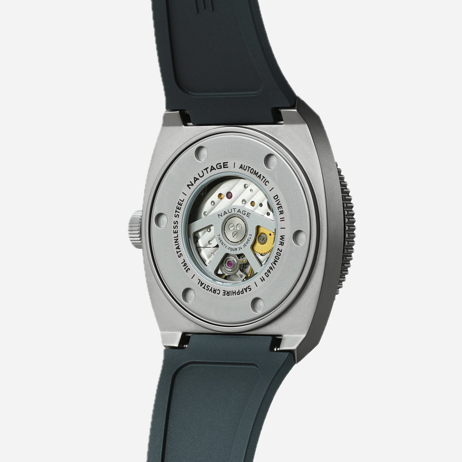Nautage Diver II - Silver Black