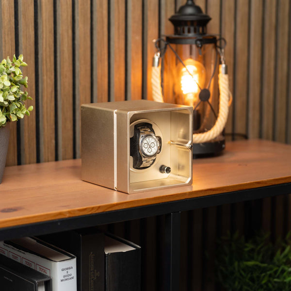 Square Watch Winder Golden