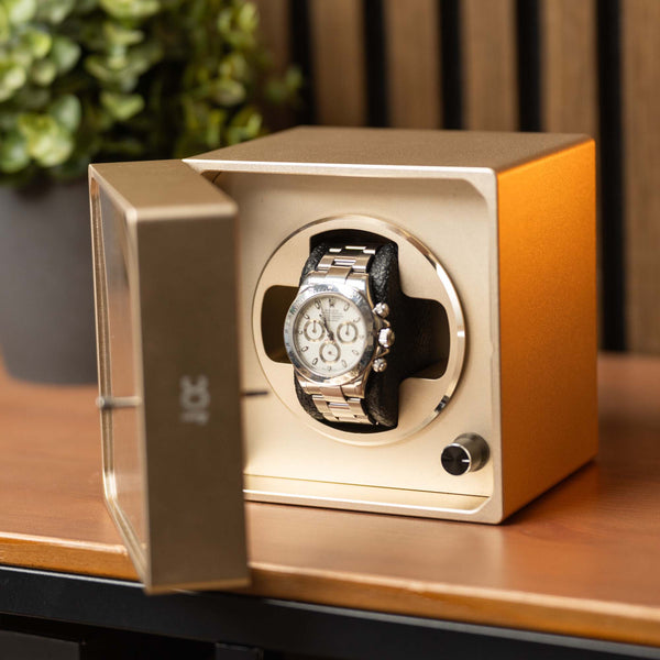 Square Watch Winder Golden