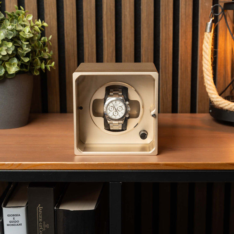Square Watch Winder Golden