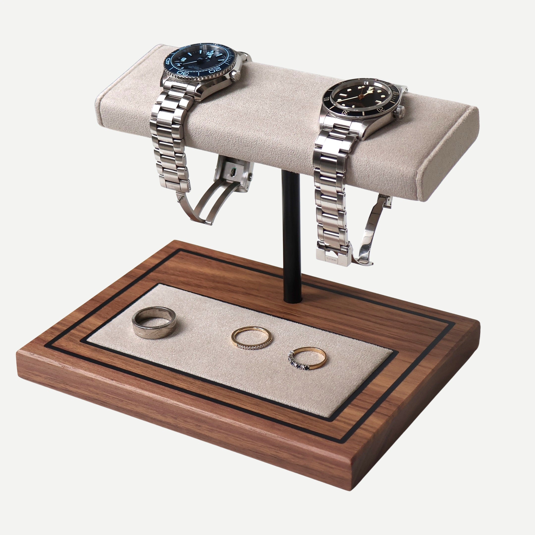 Foxton - Stone Grey & Black Walnut