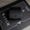 Single Travel Roll - black, black orange, travel roll for one watch, small travel roll, watch storage, how to travel safely with your watch, compact watch roll