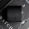 Single Travel Roll - All black, travel roll for one watch, small travel roll, watch storage, how to travel safely with your watch, compact watch roll