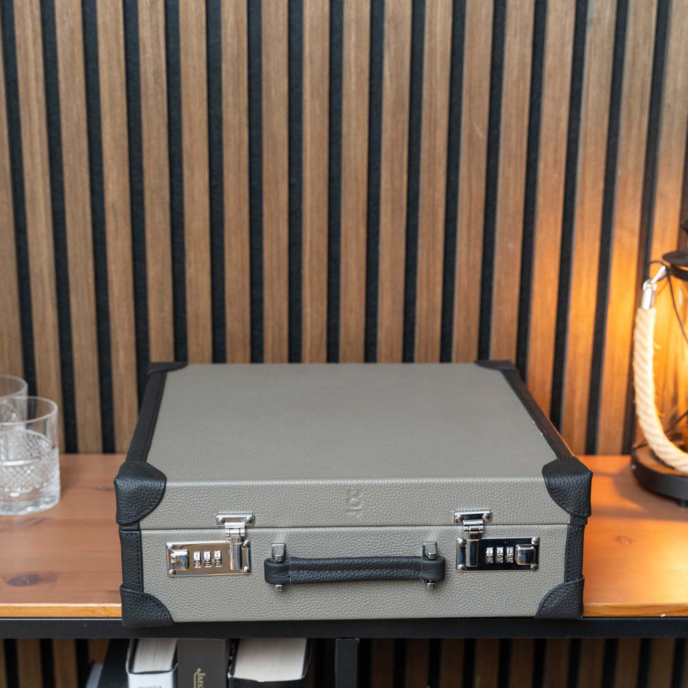 Koffer für 20 Uhren – Dunkelgrau