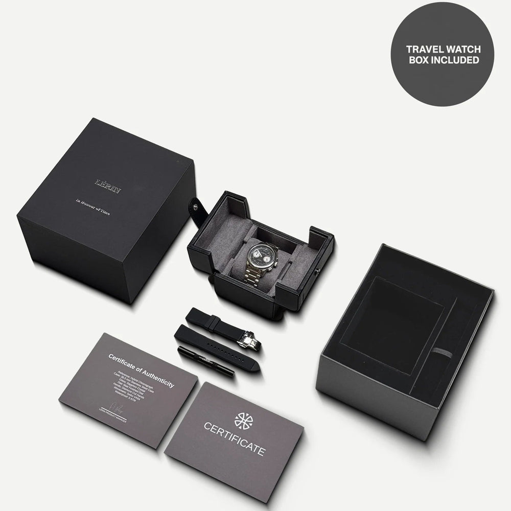 LÈRIN Hybrid-Chronograph – Mistral Black