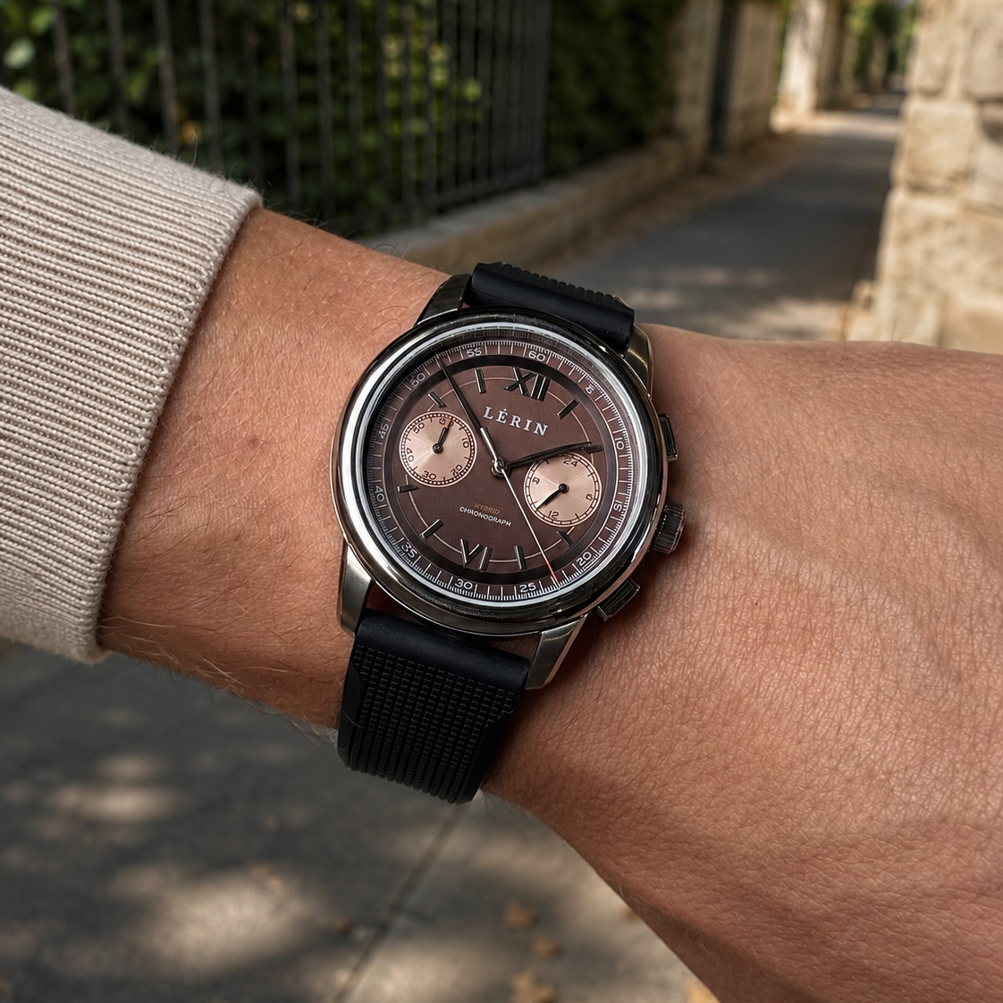 LÈRIN Hybrid Chronograph Limited Edition - Espresso Brown