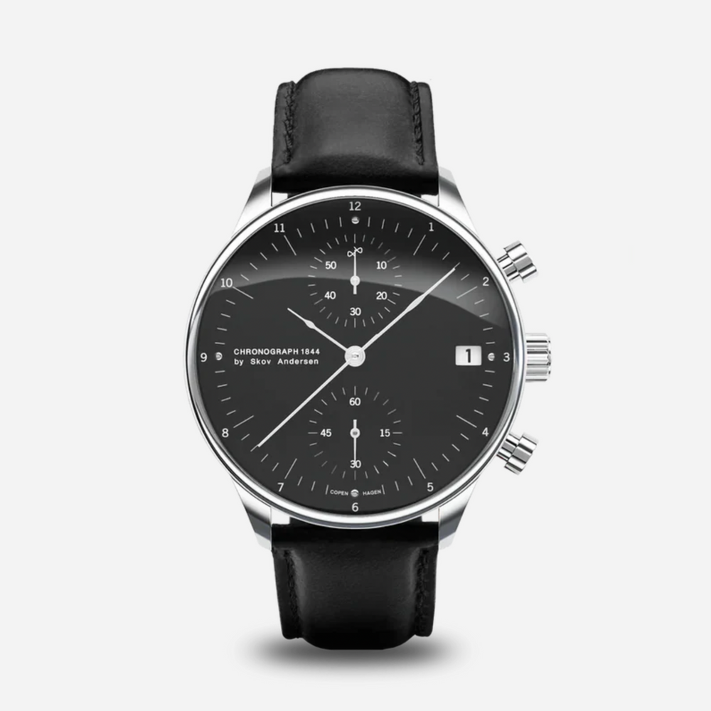 Über Vintage Chronograph 1844 Stahl / Schwarz