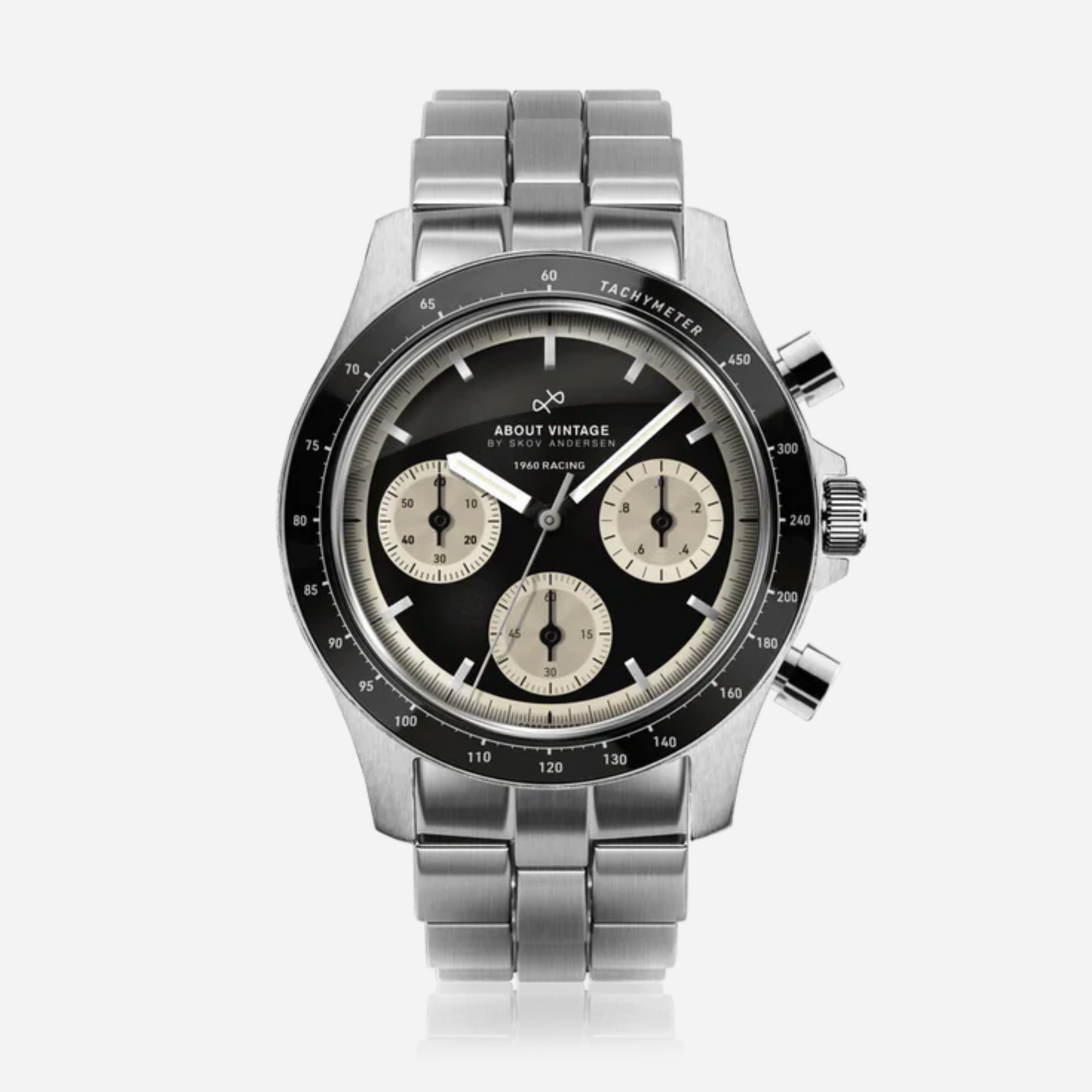 About Vintage Racing Chronograph 1960 Steel / Black - €395 - Free shipping