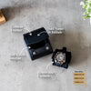 Info about the All Black Personalized single watch roll 