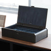AUBLIQ Watch Box All Black 10 Slot + Strap Slot