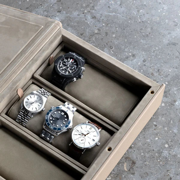 Große Uhrenbox - Light Brown