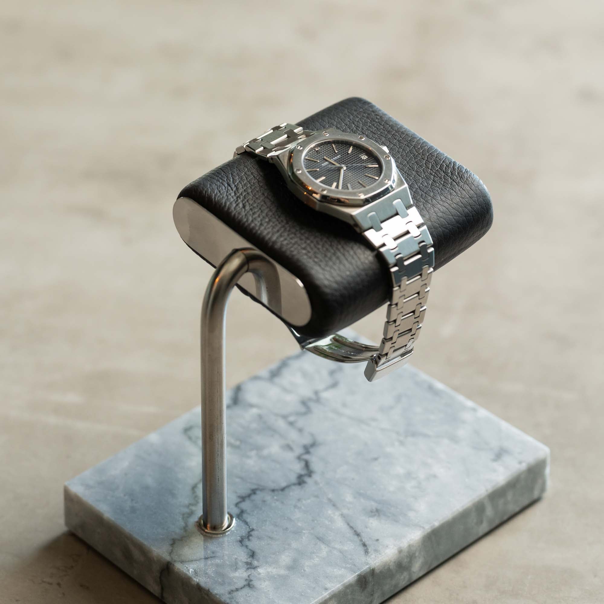 Watch Stand - Grey Marble