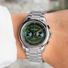 LÈRIN Hybrid Chronograph - Pine Green Steel