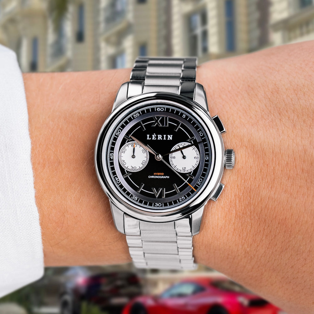 LÈRIN Hybrid-Chronograph – Mistral Black