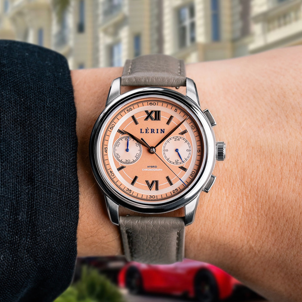 LÈRIN Hybrid Chronograph Limited Edition - Salmon
