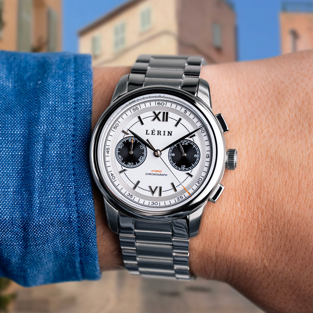 LÈRIN Hybrid-Chronograph - Arctic White
