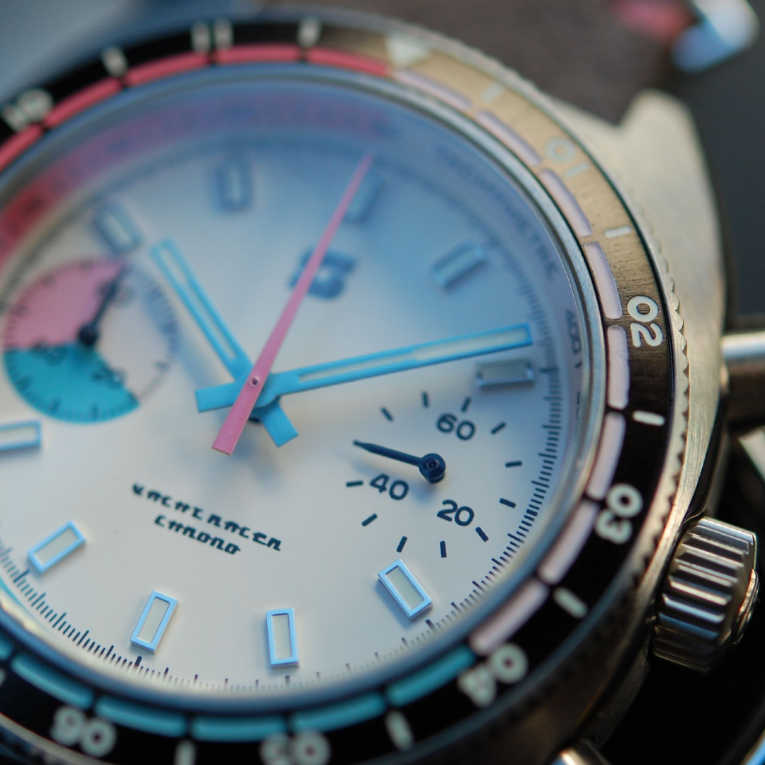 Straton Watch Co. Yacht Racer Quartz Weißes Zifferblatt