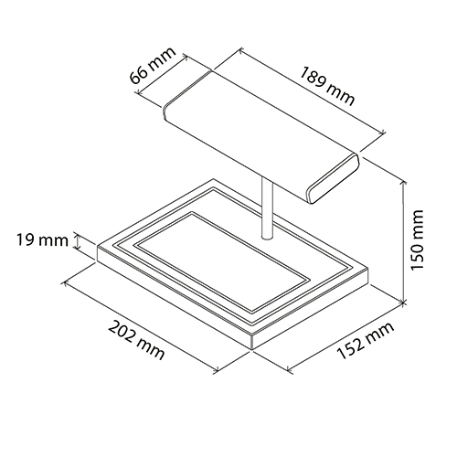 Foxton – Marineblau und weiße Eiche