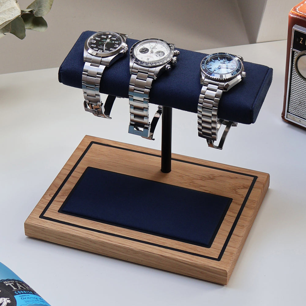 Foxton – Marineblau und weiße Eiche