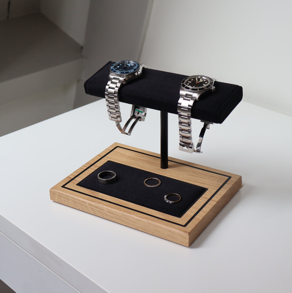 Foxton - Charbon Black & White Oak