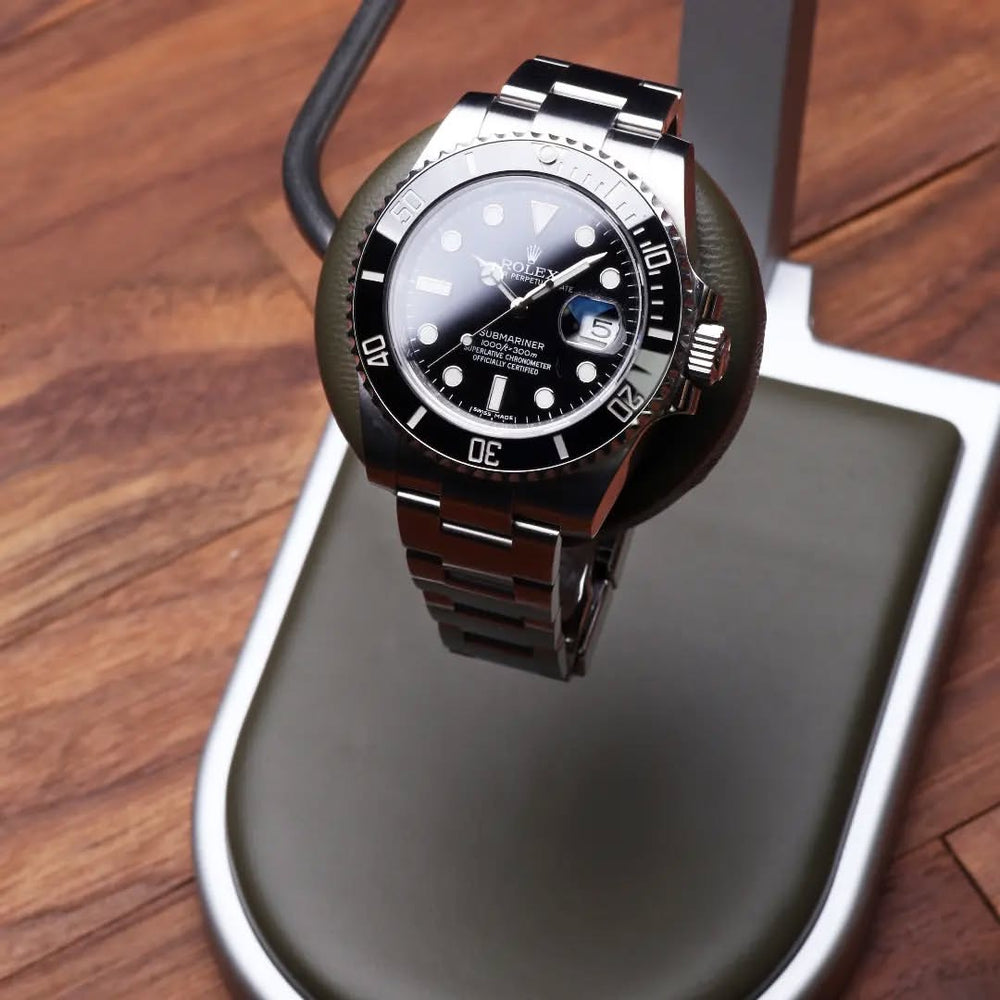 AUBLIQ Uhrenständer Dunkelgrau Khaki Grün