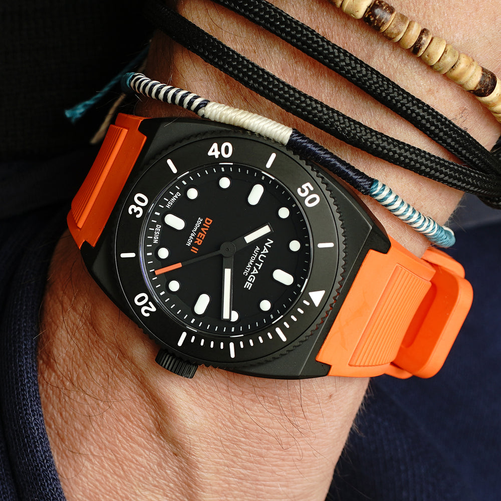 Nautage Diver II – Schwarz Orange