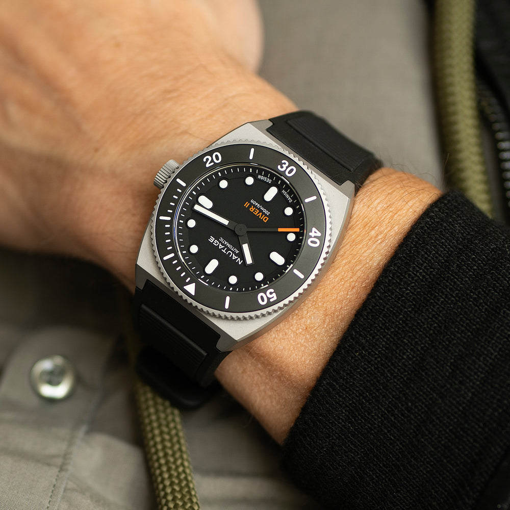 Nautage Diver II - Silver Black