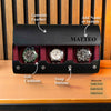 Specific information about the black cherry large watch roll