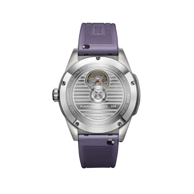 REC Uhren Turbo PurpleNeon
