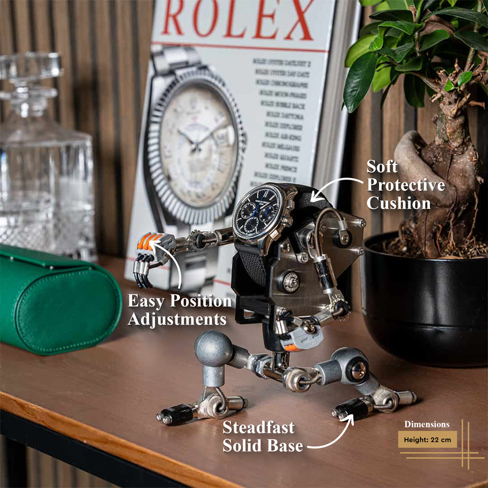 Roboter-Uhrenständer „Frank“