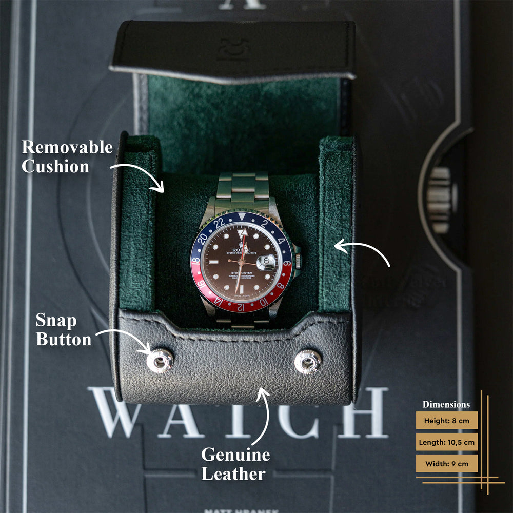 Einzelne Reiserolle - Schwarz Grün