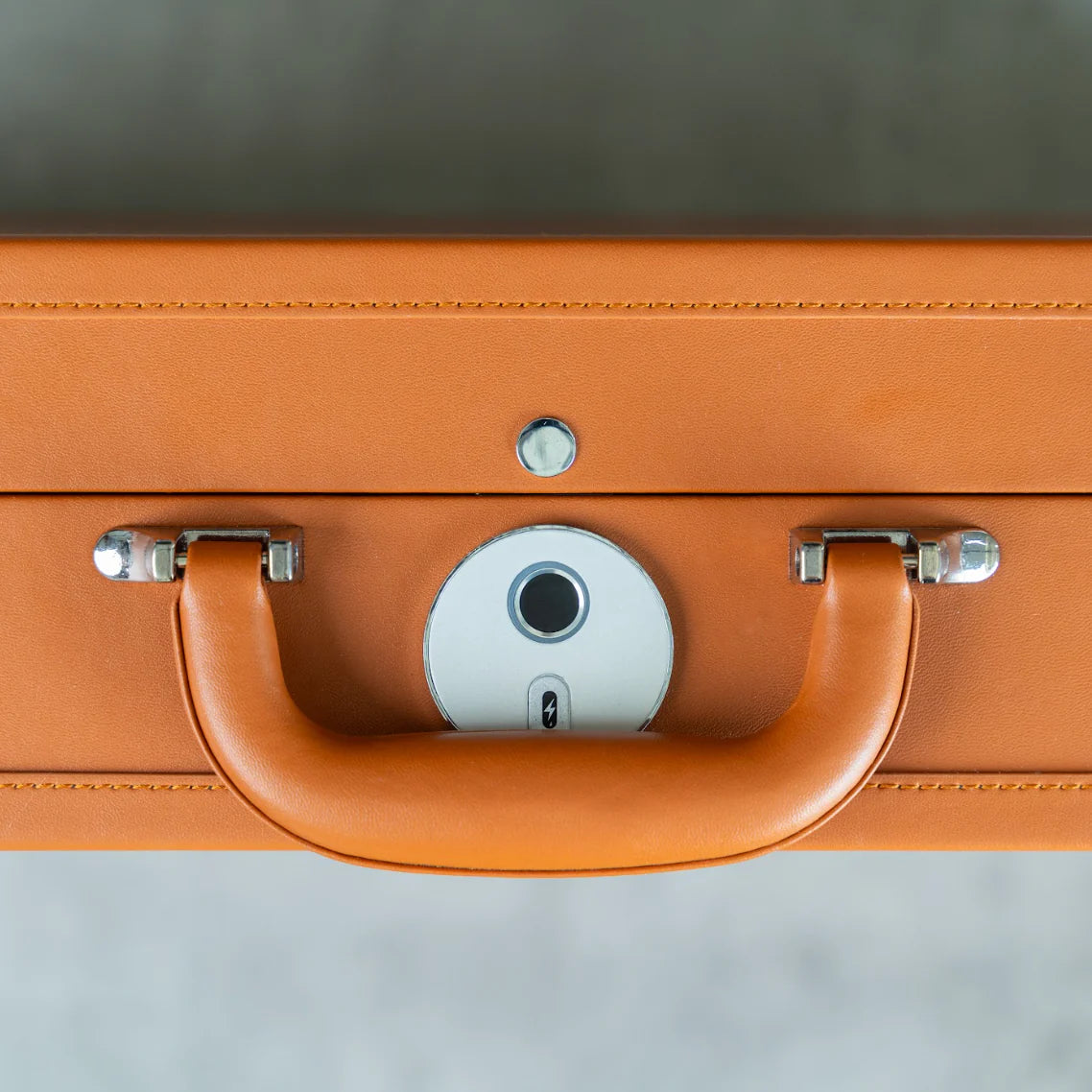 Leanschi Suitcase Uhrenbox 28 Uhren - Blau Orange