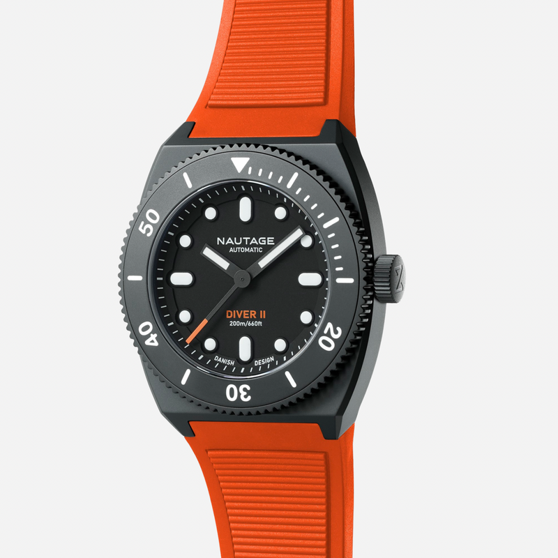 Nautage Diver II - Black Orange