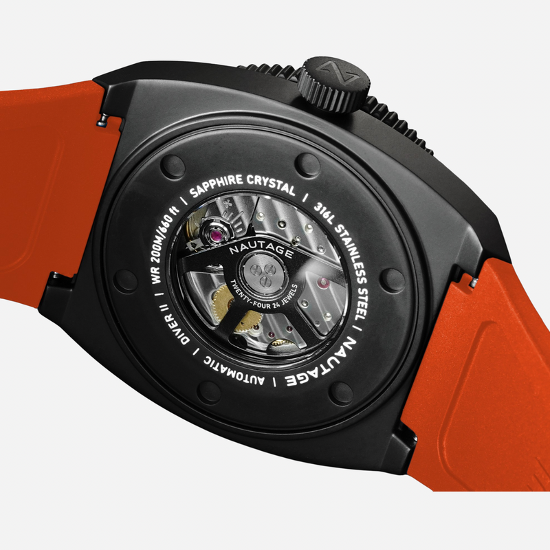 Nautage Diver II - Black Orange