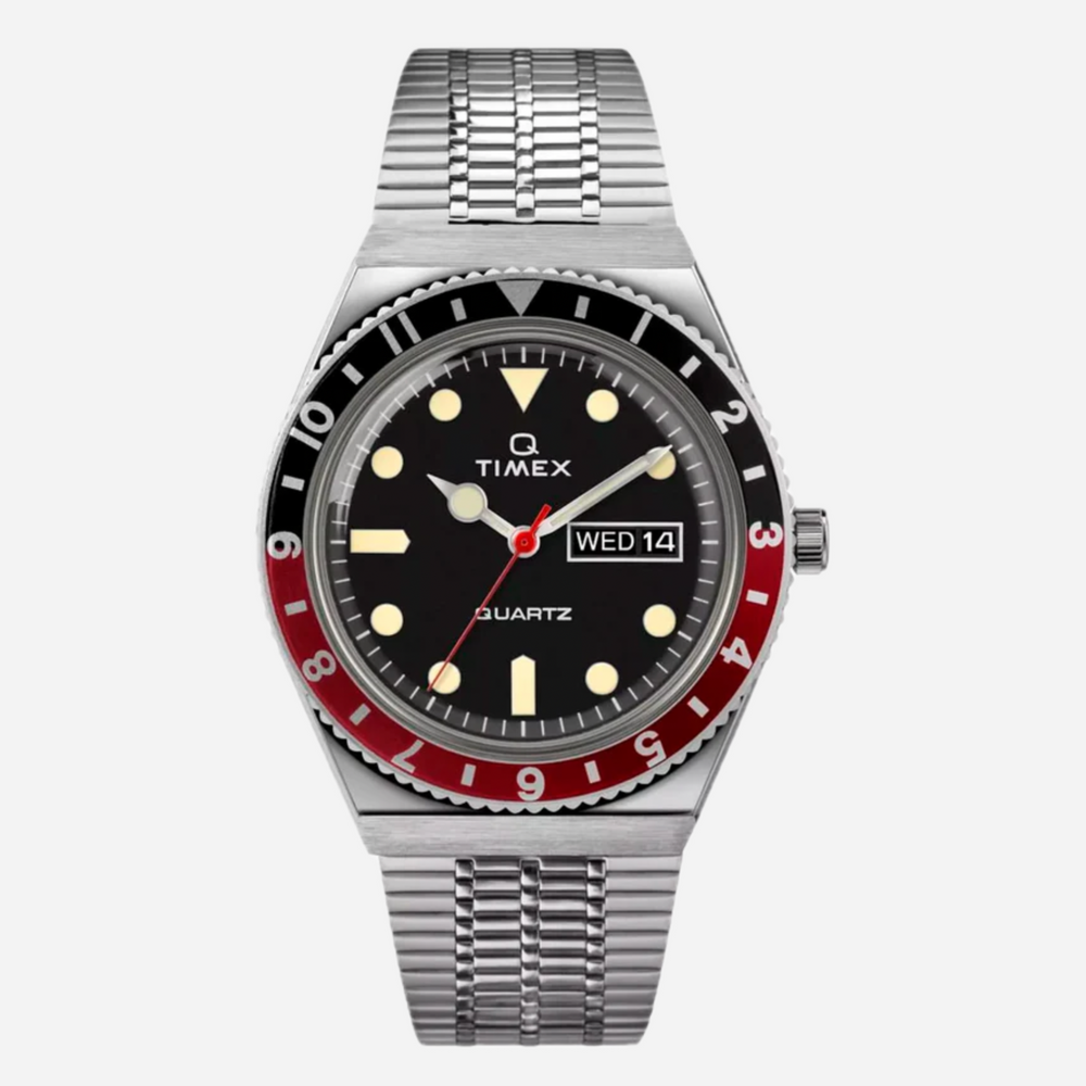 TIMEX Q Timex Reissue schwarzes Zifferblatt