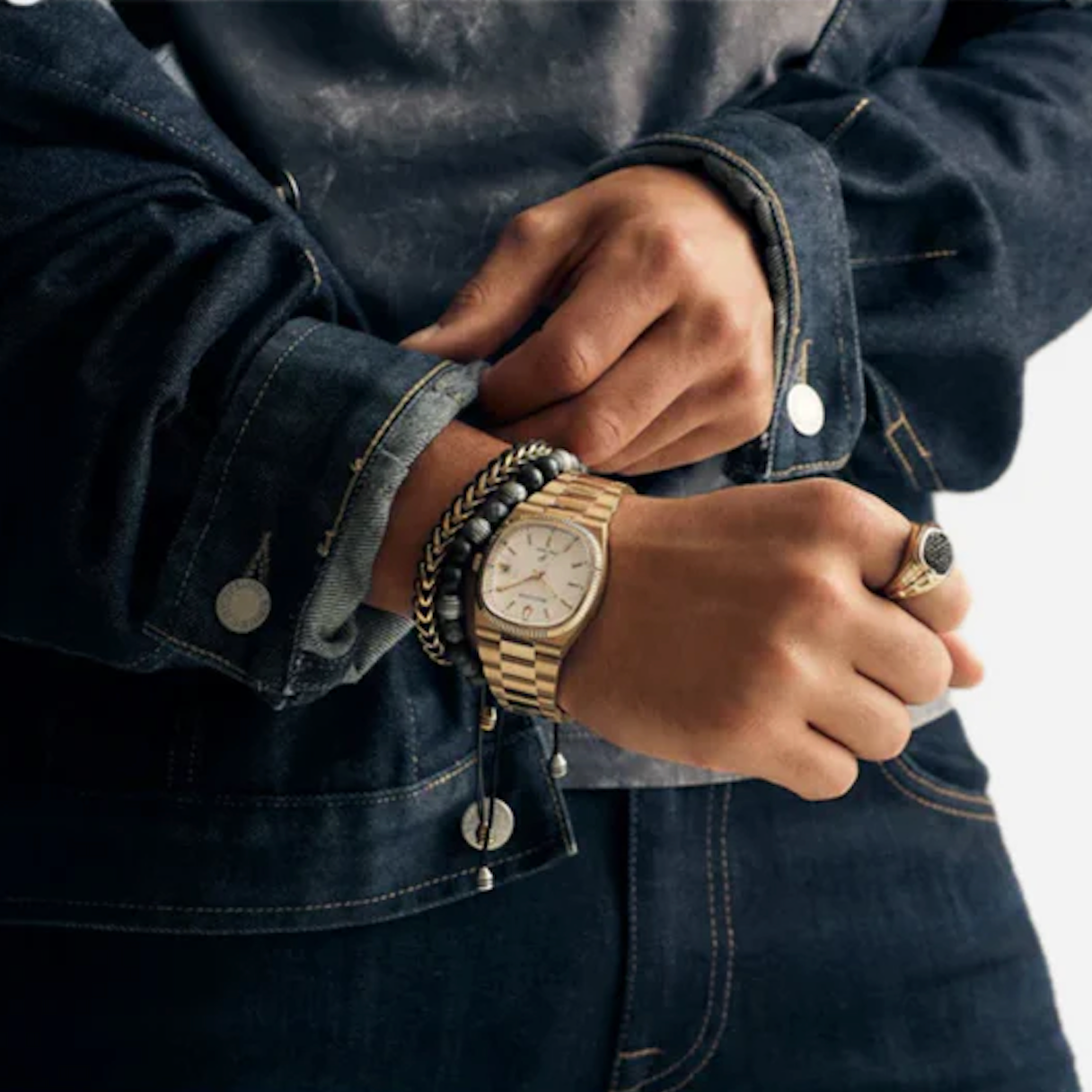 Bulova Classic Super Seville Gold Silber