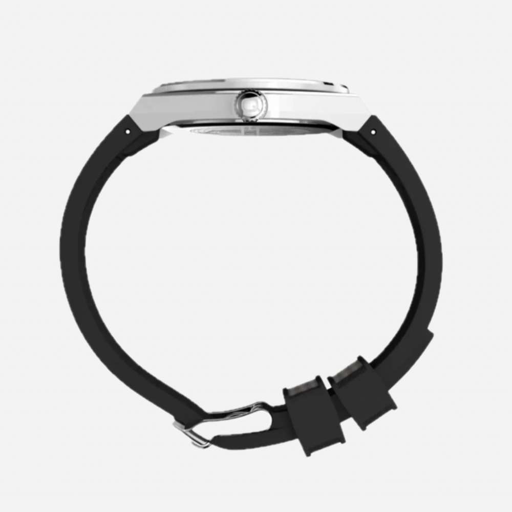 TIMEX Q Timex Continental GMT Kautschukarmband