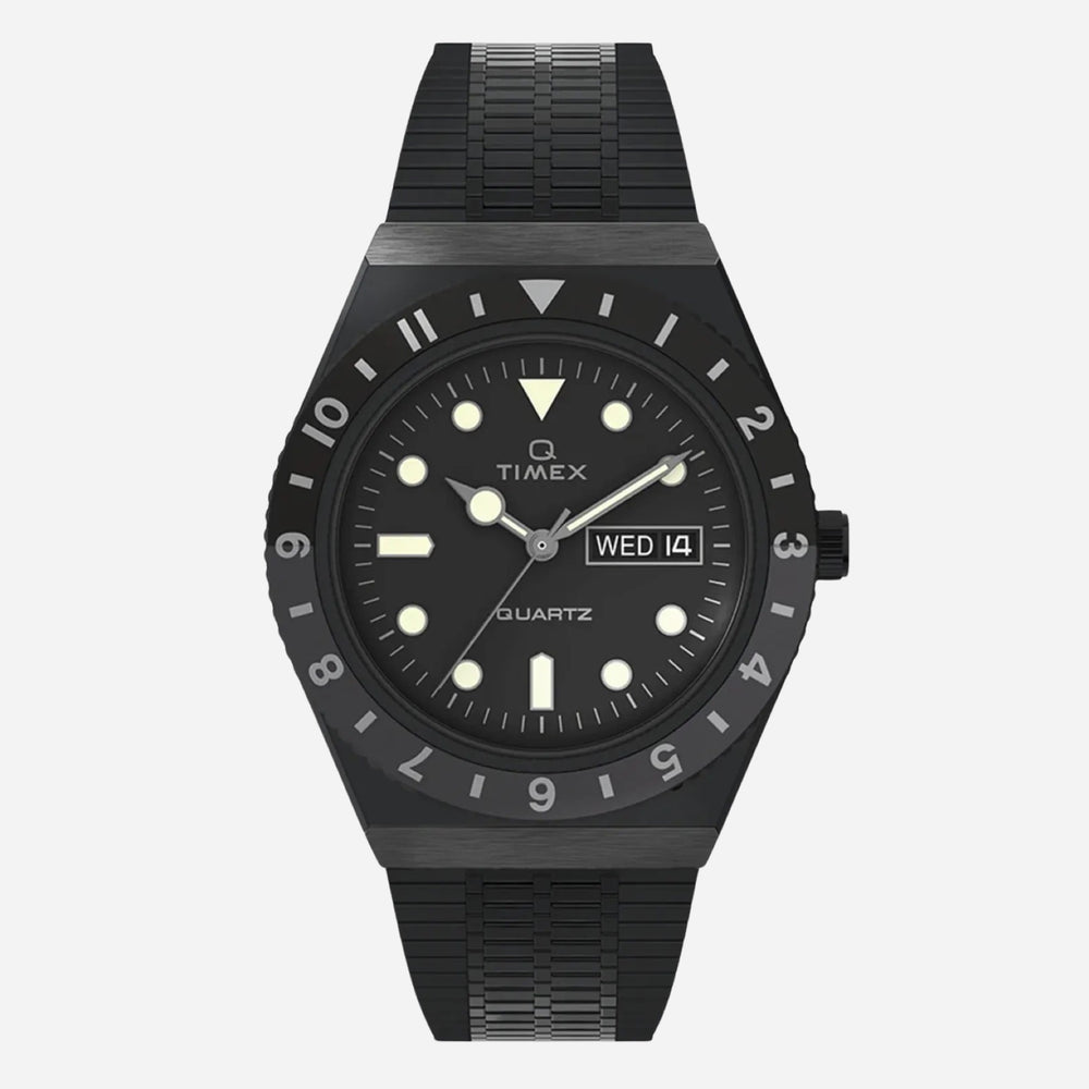 TIMEX Q Timex Neuauflage ganz in Schwarz