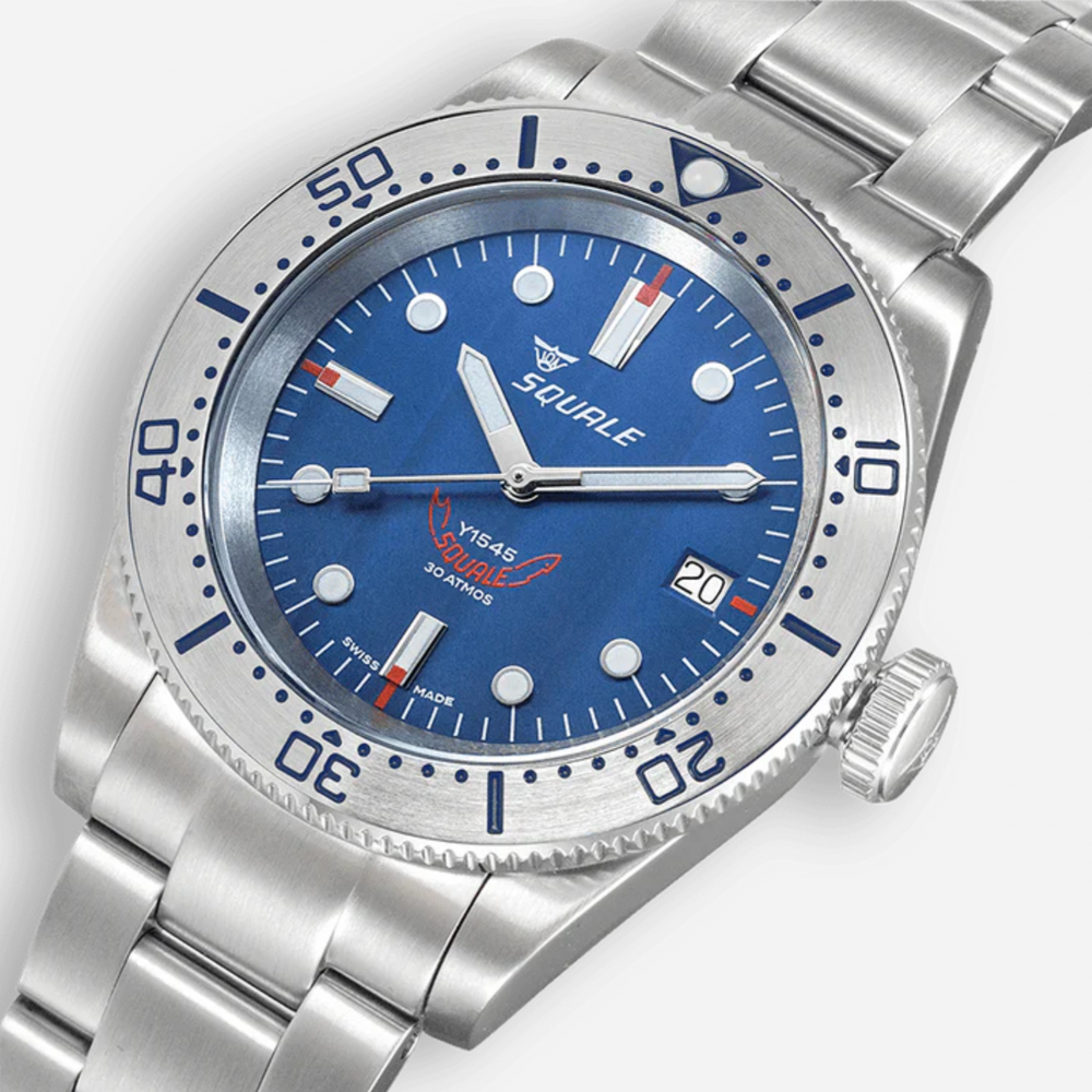 Squale 1545 Stahlblaues Armband