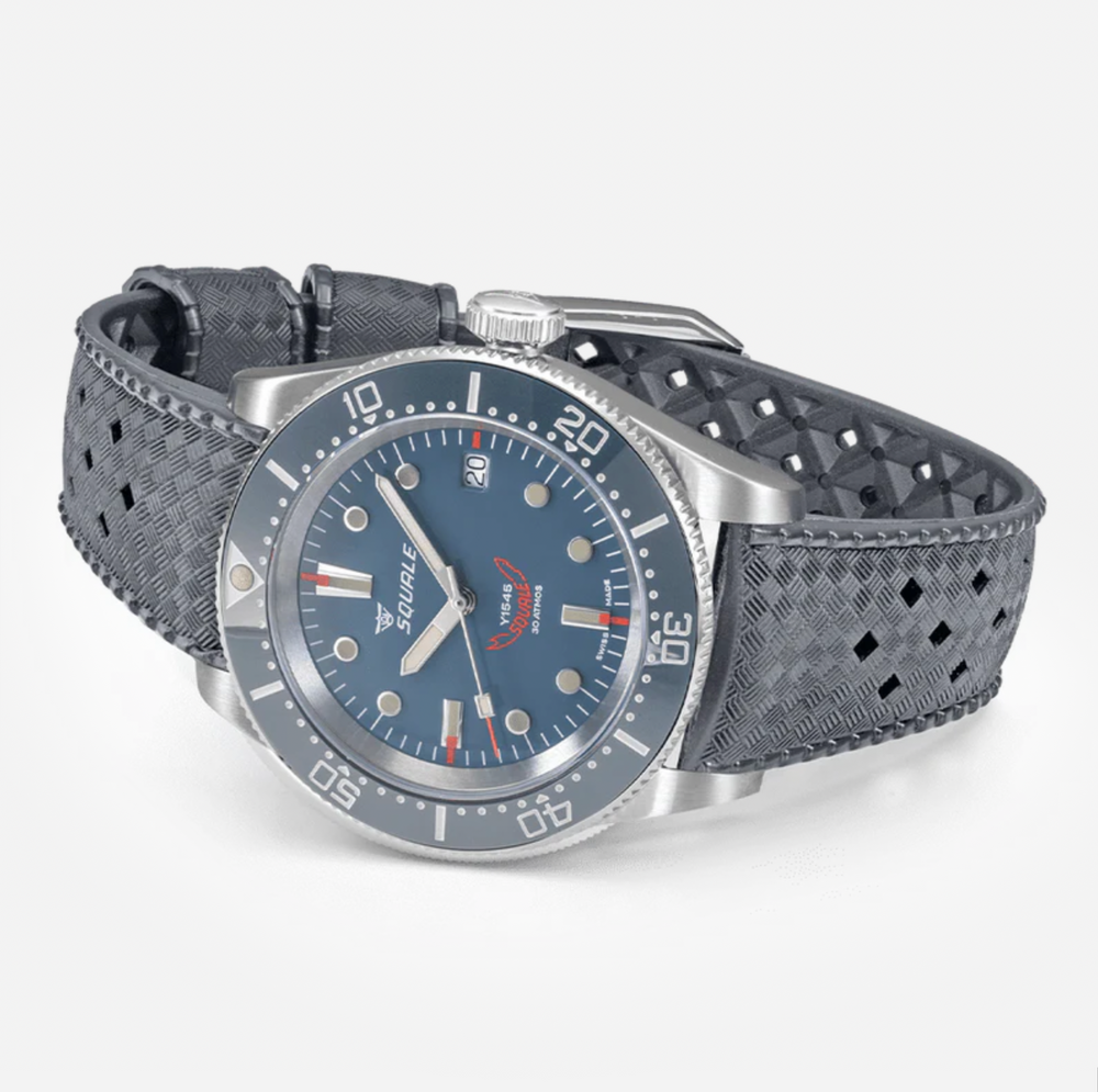 Squale 1545 Grauer Gummi
