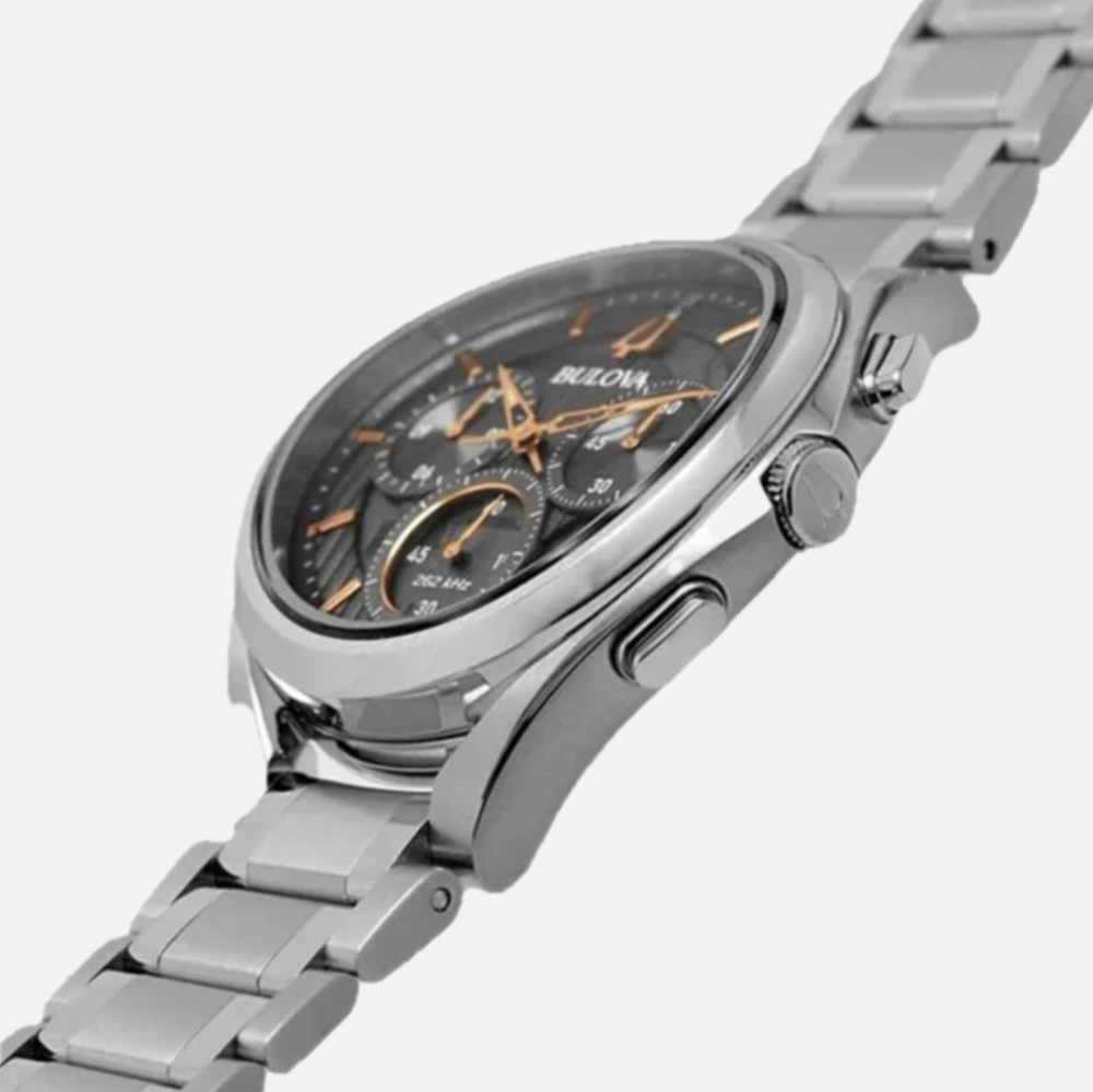 Bulova Curv graues Zifferblatt
