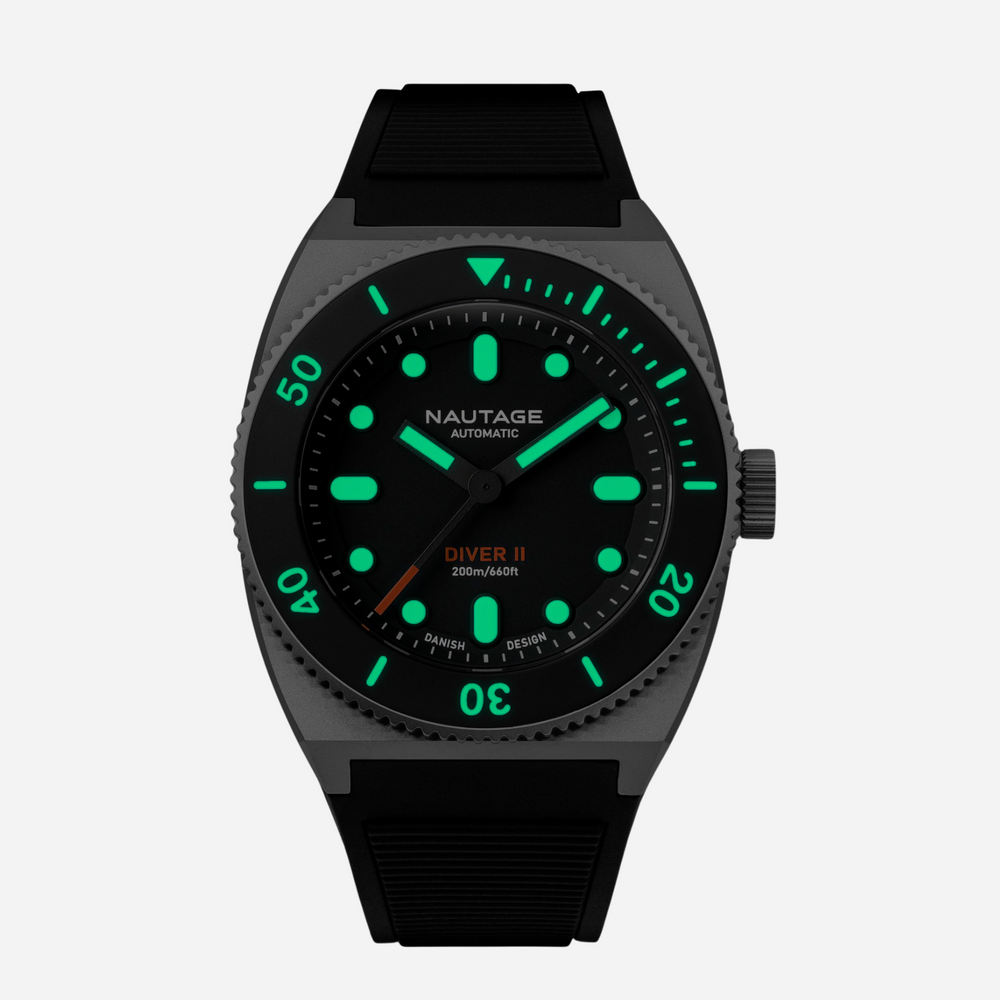 Nautage Diver II - Silver Black