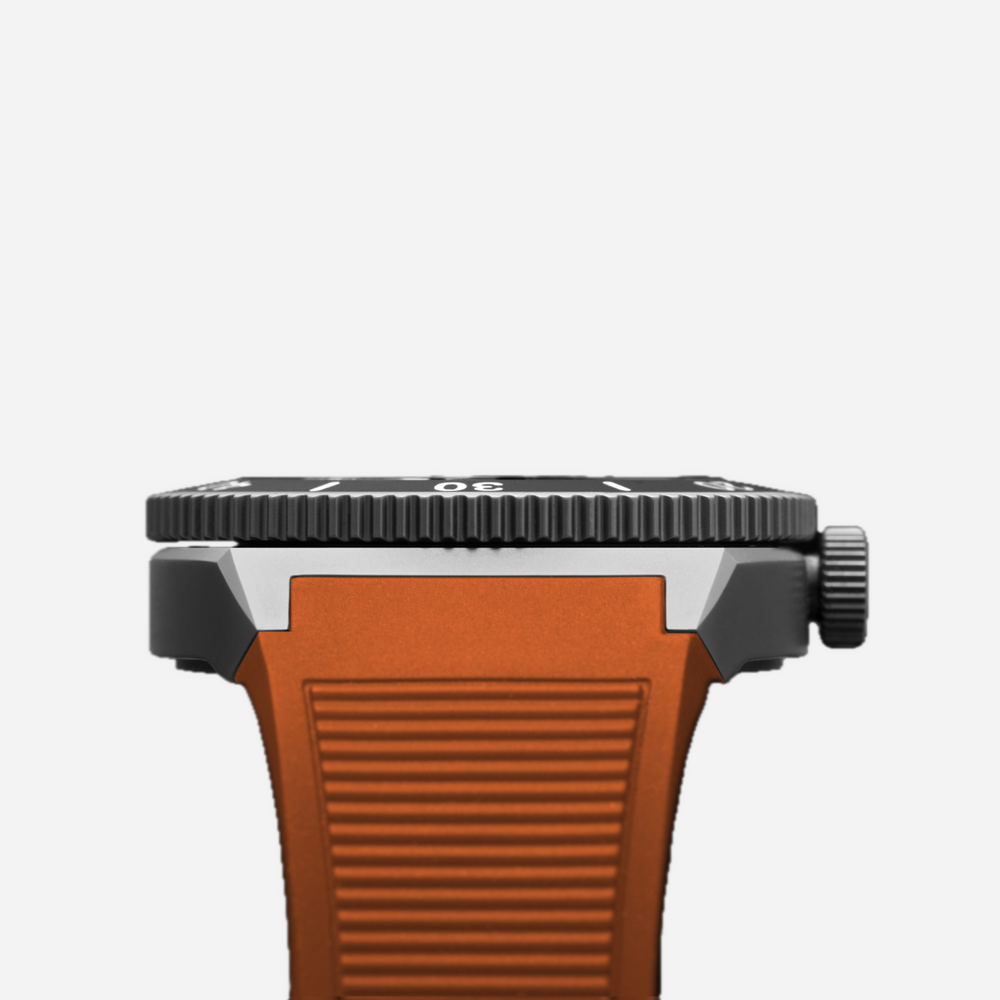 Nautage Diver II – Silber Schwarz Orange